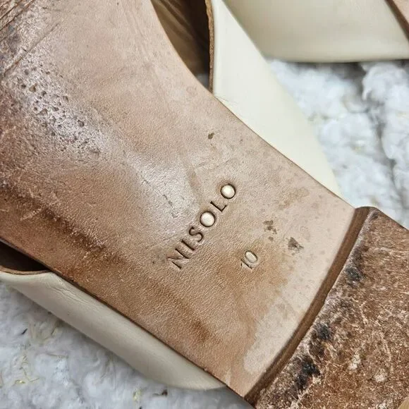 Nisolo‎ Catalina Cross Strap Slide Sandals sz 10 - Picture 6 of 6